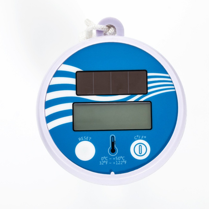 Export swimming pool thermometer, solar temperature and humidity meter, floating thermometer, bathroom swimming pool thermometer, Amazon details Picture