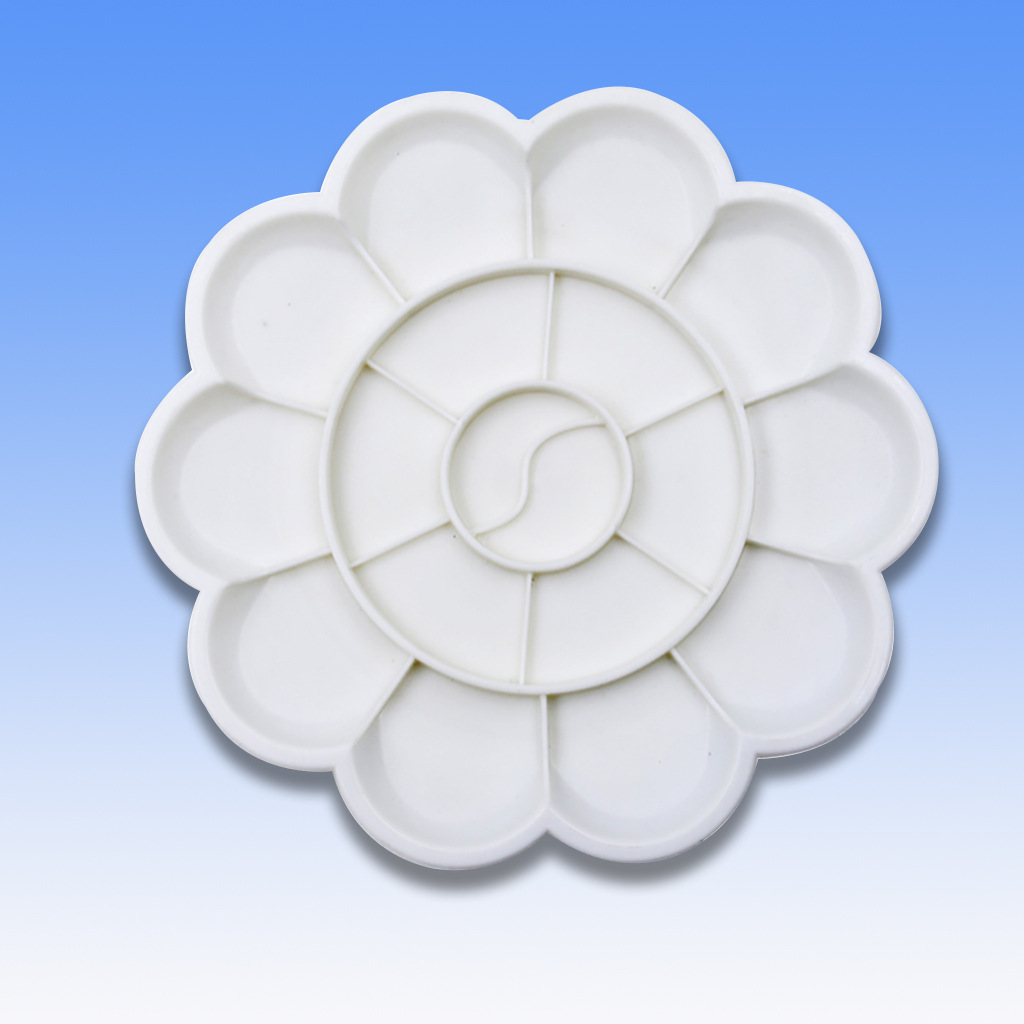 供应塑料环保/大号梅花形圆/加厚A087产品图