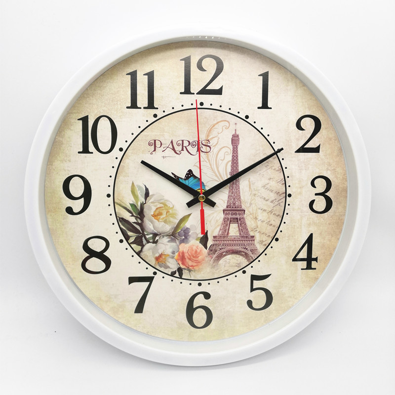 12-inch 30CM European-style candy-colored wall clock, a best-selling foreign trade product Application Scenario