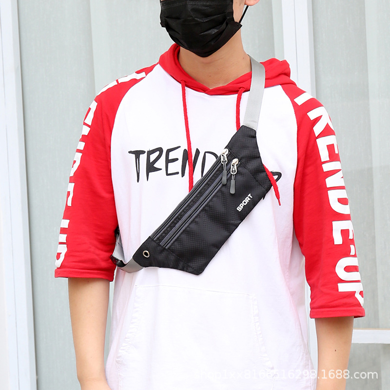 腰包/手机包/斜挎包男士斜跨休闲/老年/胸包定制产品图