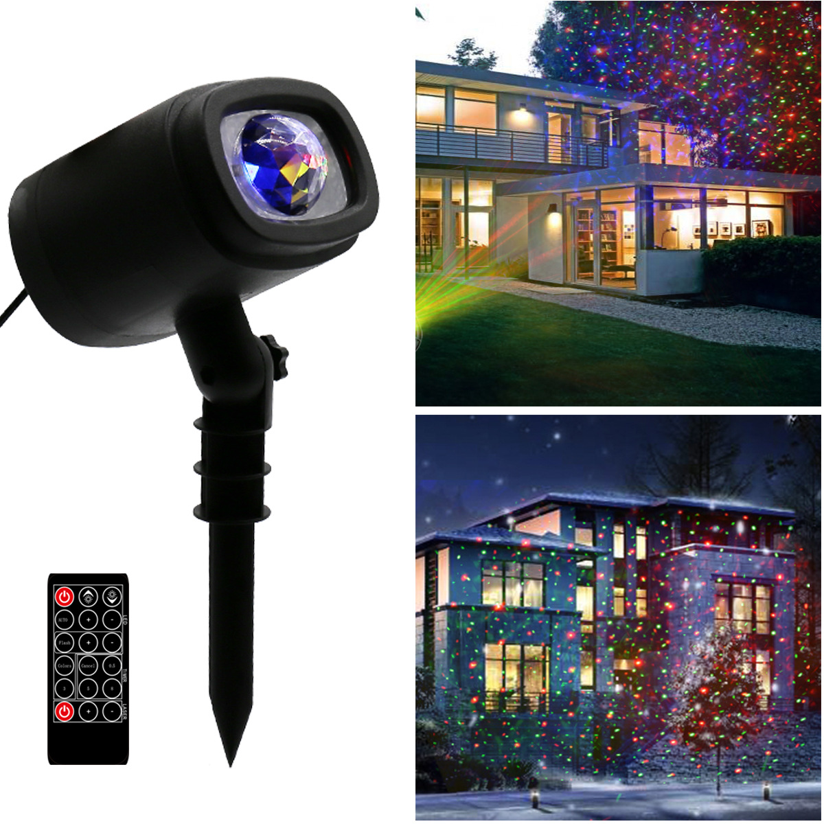 Amazon's best-selling 2019 new laser light outdoor waterproof starry sky with water ripple laser water ripple details Picture