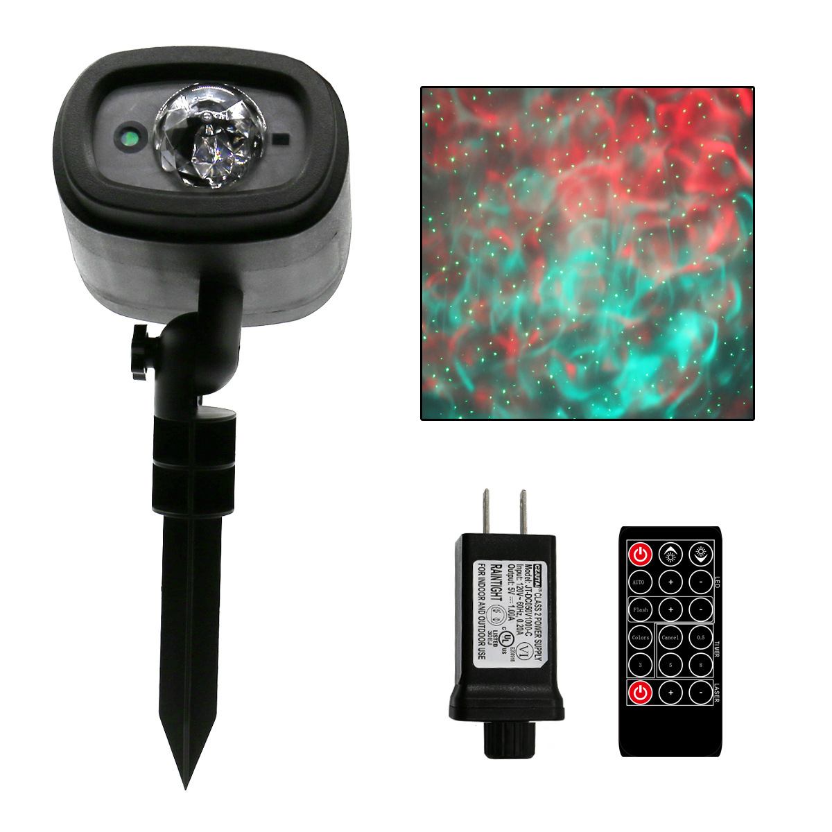 Amazon's best-selling 2019 new laser light outdoor waterproof starry sky with water ripple laser water ripple Item Picture