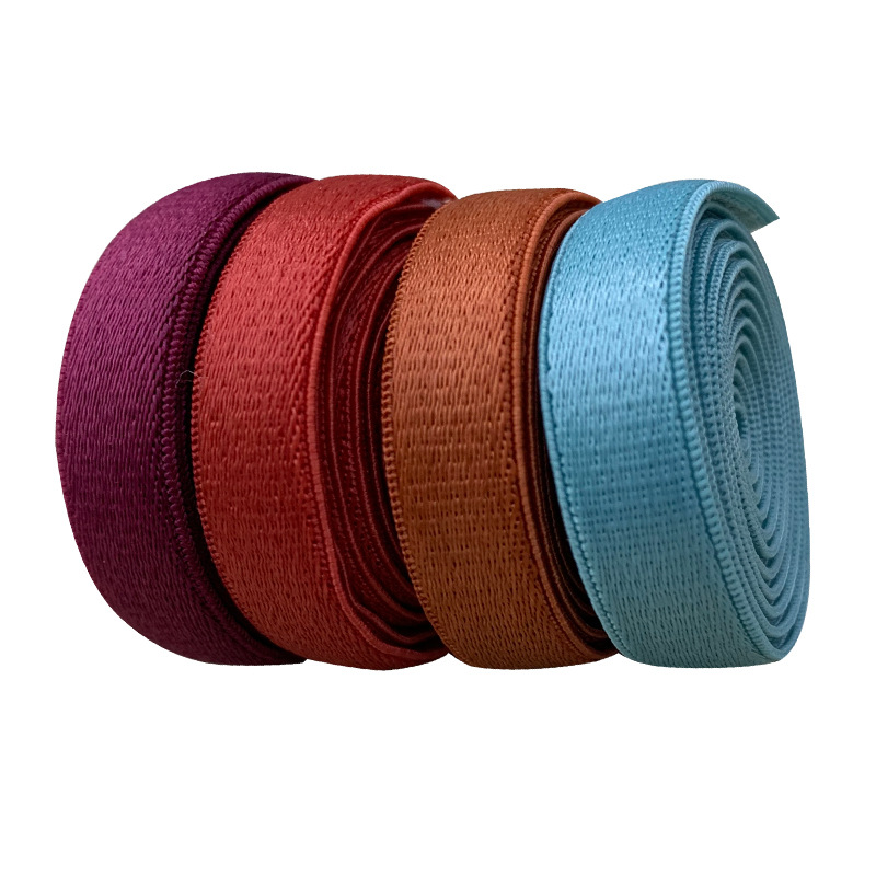 Color 2.0 Bi-Directional Wooden Ear Webbing Clothing Accessories Wedding Wrist Strap Accessories With Mesh Elastic Item Picture