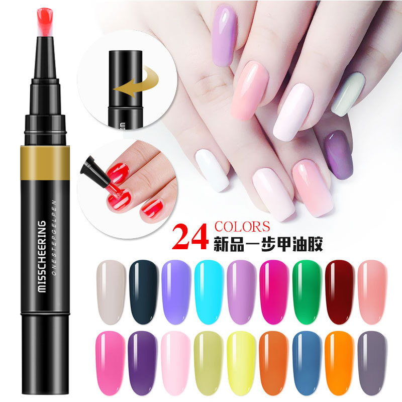 shanilak 3 en 1 uñas gel gel pluma manicura de larga duración fototerapia gel uv kit de esmalte de uñas one step gel lazy kit cosmético especial