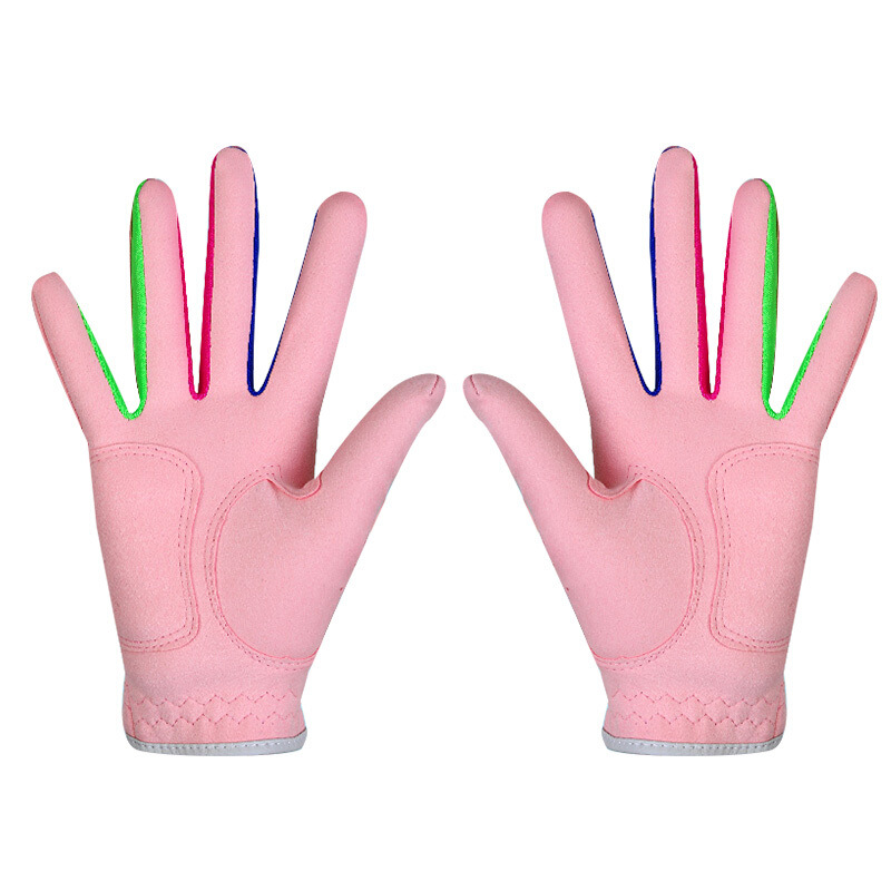 PGM Golf gloves Children's gloves Soft sports gloves for boys and girls microfiber cloth non-slip manufacturers direct sales Item Picture