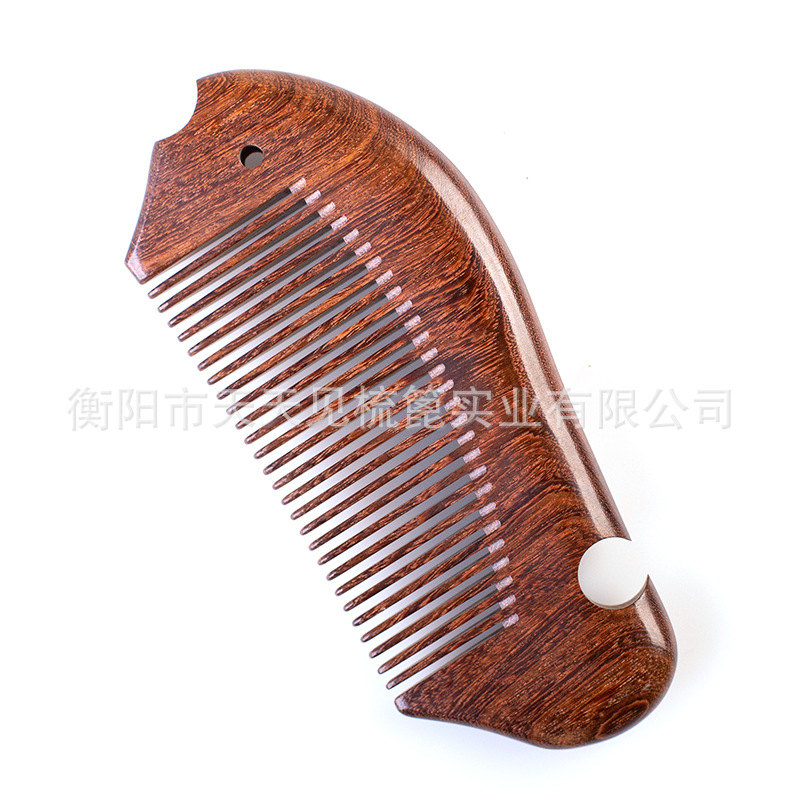 天天见木梳金/美发梳/梳子白底实物图
