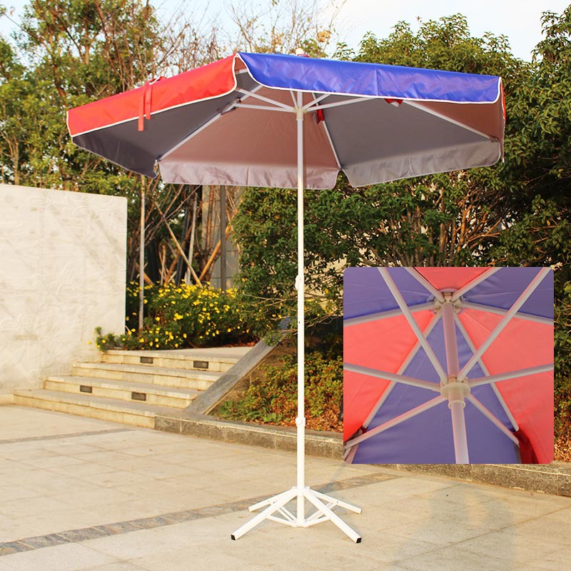 6k长方伞户外大 号遮阳摆摊太阳沙滩庭院伞雨伞三米加固大雨伞图