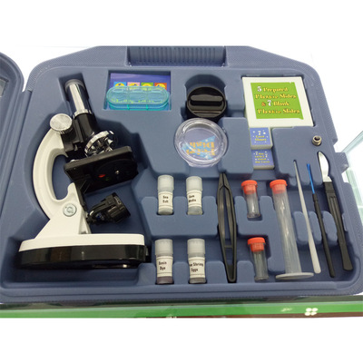Factory direct sales of 1200x children's microscopes, student science and education toolbox sets, microscopes in stock for wholesale details Picture