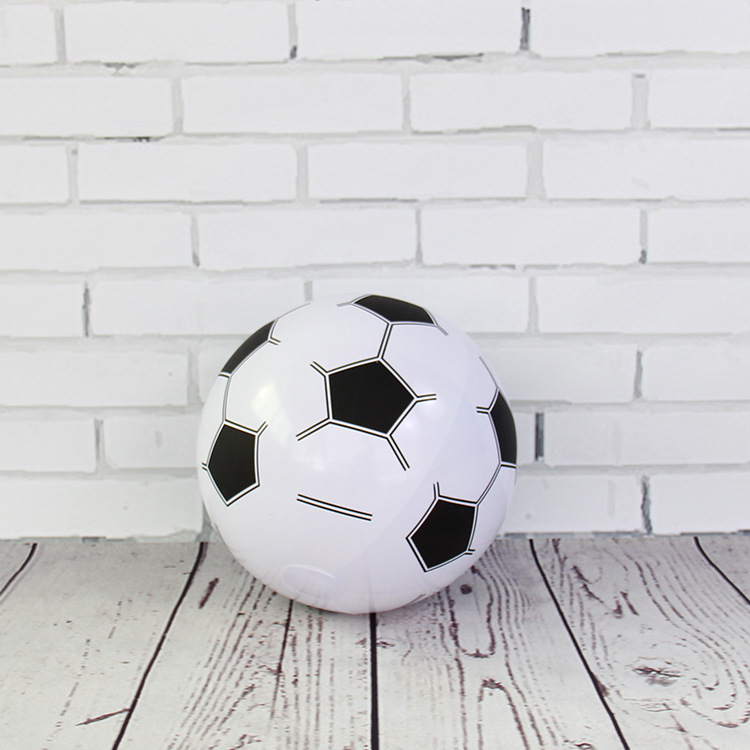 虹雨® 厂家定制玩具沙滩球  戏水球logo促销广告球 pvc排球外贸充气足球详情图3