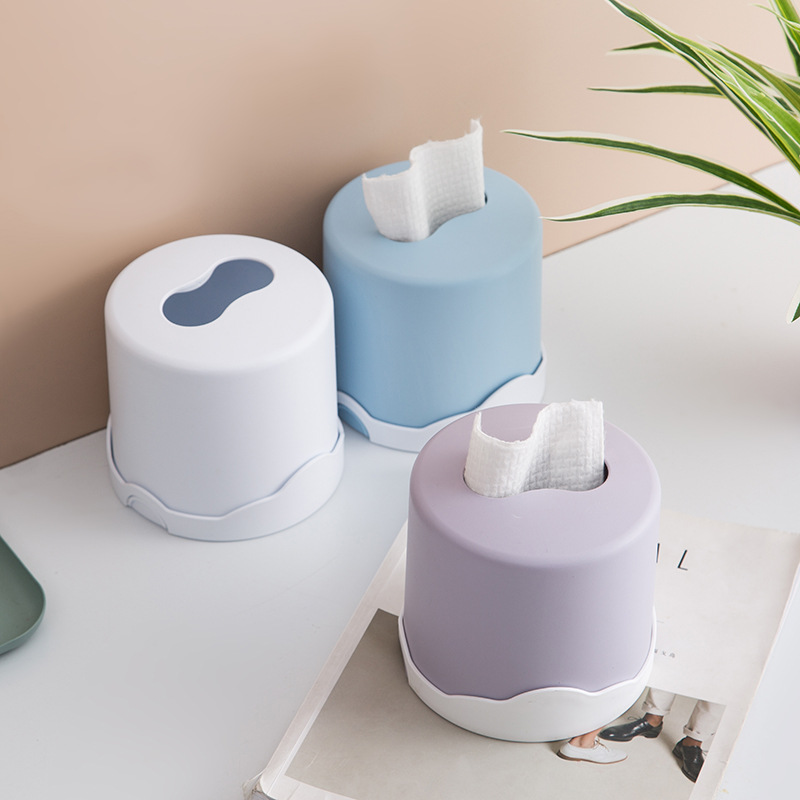 Tissue Box Creative High-Grade Plastic Paper Box Desktop Modern Simple Extraction Tissue Box Wholesale Item Picture