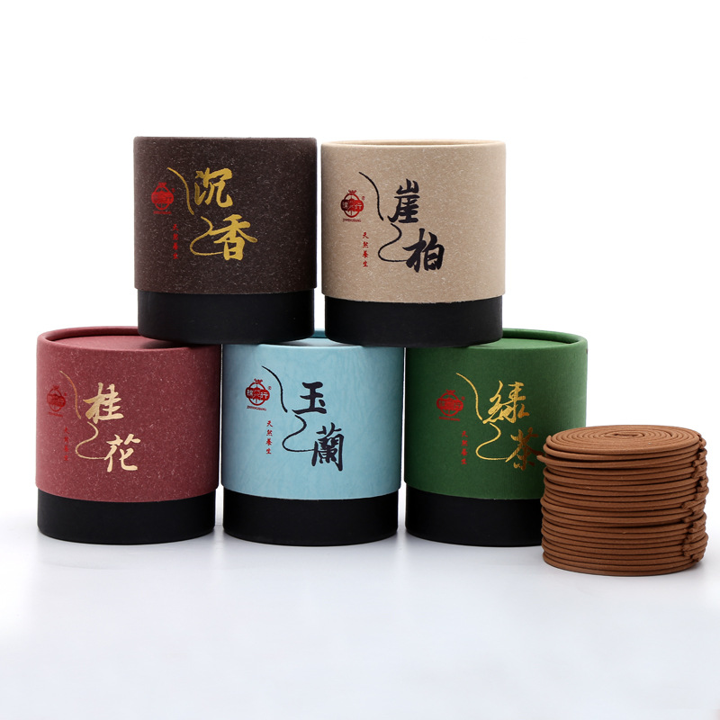 Jin Fengxing Natural Sandalwood Home Aromatherapy Indoor Pan Incense Agarwood Cliff Cypress Wormwood Mosquito Repellent For Wholesale Buddha Incense Item Picture