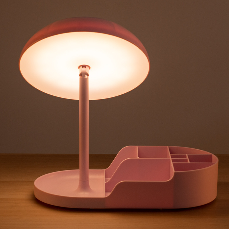 New LED makeup mirror, charging desk lamp, mirror lamp, dressing lamp, smart touch-up mirror, night light, Valentine's Day gift details Picture