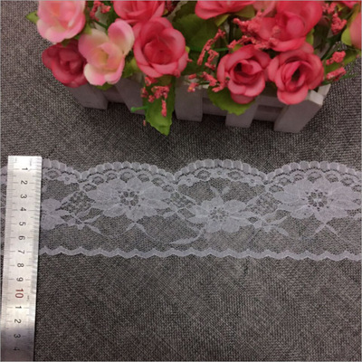 厂家直供6.5cm无弹蕾丝花边 内衣花边 DIY服装辅料