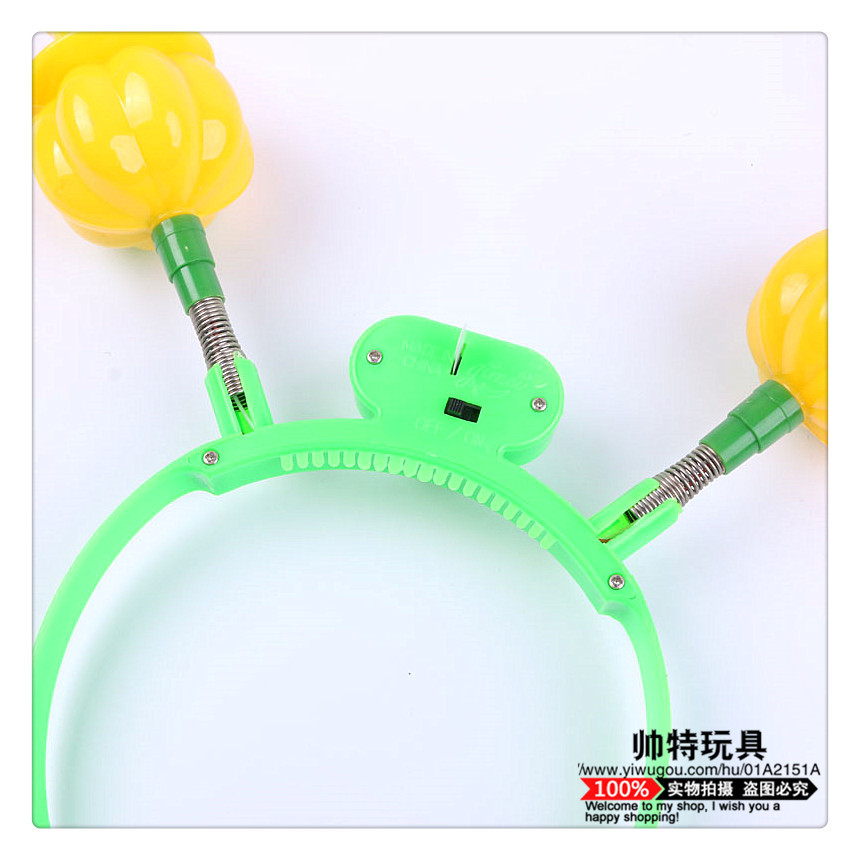 Halloween Plastic Led Children's Hair Accessories European And American Halloween Hair Accessories Headwear details Picture