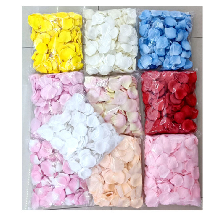 Wedding ceremony, wedding room, date, proposal, atmosphere decoration, flower scattering, hand-thrown flowers, rose artificial petals, silk flowers