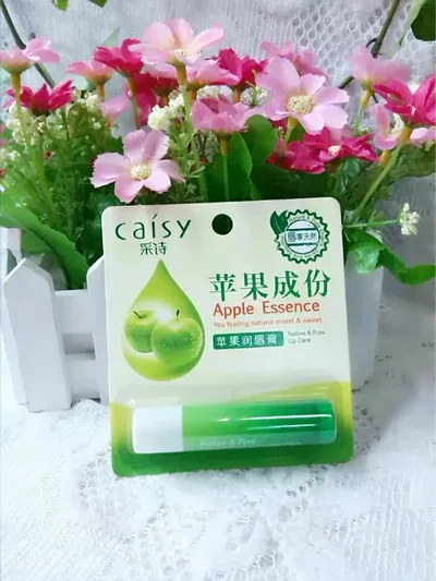 3.5G Green Tea/Apple/Lemon/Strawberry/Mint/Aloe Vera/Men's Lip Balm