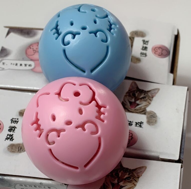 Kiaki Douyin's same style cat toy balls, mint balls, bell balls, cute cat toys, cat toy balls Application Scenario