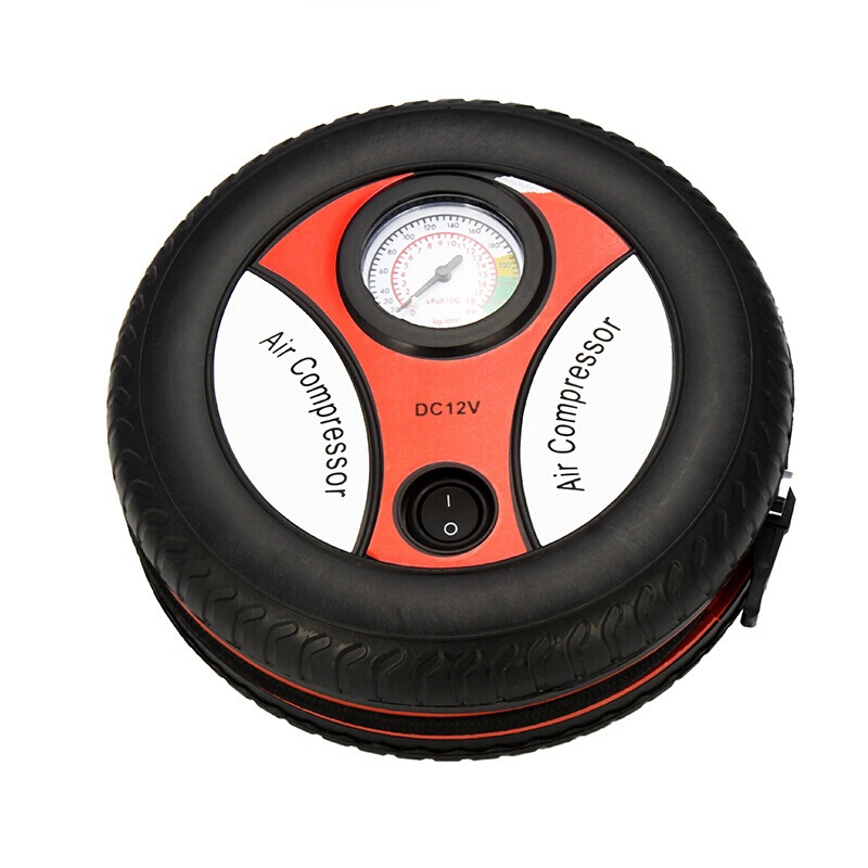 Car air pump, portable car electric tire, multi-functional 12v car air pump, air filling pump details Picture
