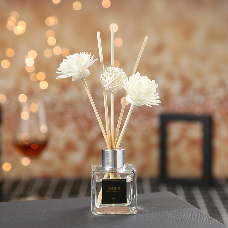 Dry Flower Fire Free Aromatherapy Household Indoor Long-Lasting Air Freshener Bedroom Rattan Toilet Toilet Fragrance Adornment details Picture