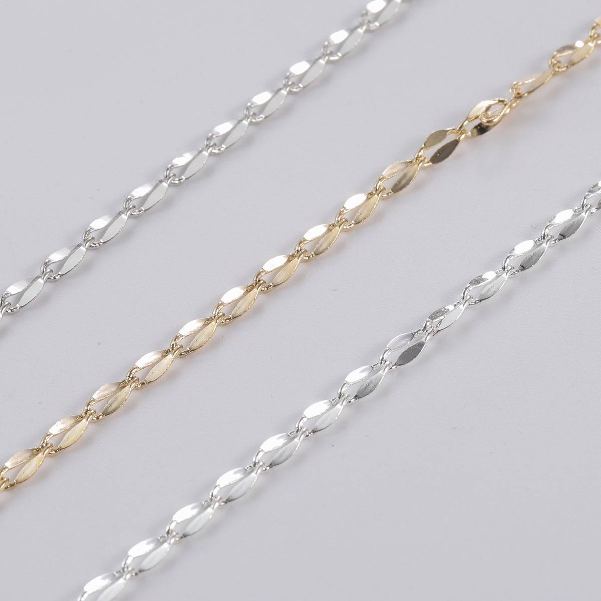Jewelry Chain Manufacturers Direct Sales Clothing Hanging Accessories Diy Luggage Jewelry Accessories 160S Lip Copper Chain Item Picture