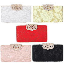 New cross-border lace dinner bag women's foreign trade handbag Cheongsam cross wedding bag dress bag women's bag