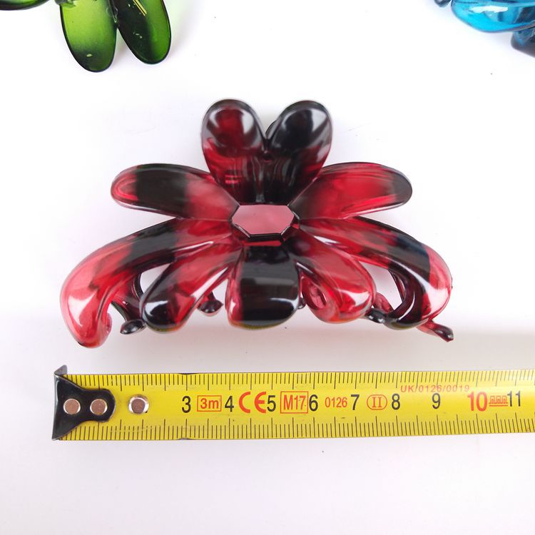 A17 Dark six color grab clip Color plastic grab clip hair grab disc grab clip 2 yuan hairpin popular grab clip Item Picture