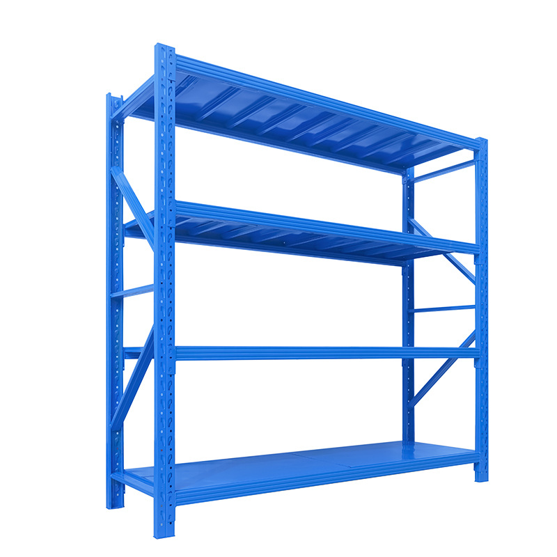Warehouse Shelf Storage Rack Display Rack Combination Of Heavy Duty Multi-Storey Household Warehouse Storage Goods Rack Iron Rack Manufacturers Item Picture