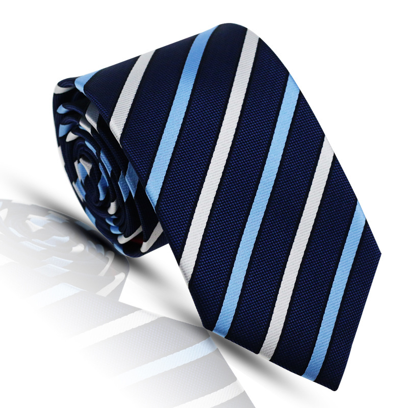厂家现货供应定制绅士7cm男士商务正装领带高密度提花领带可定制