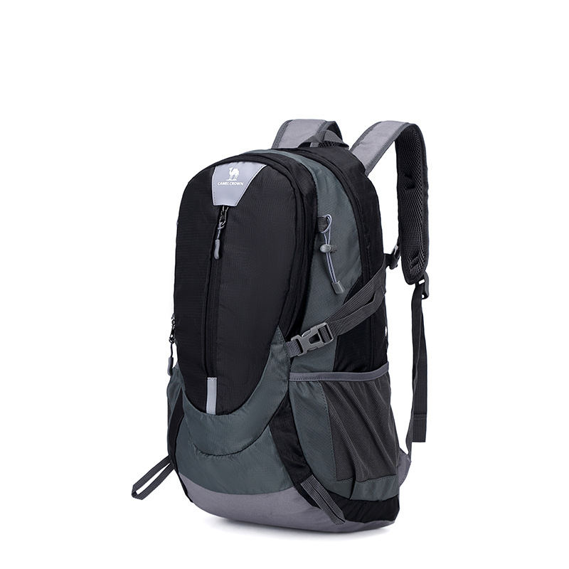 Black Outdoor Sports Backpack New Backpack Travel Bag Mountaineering Backpack Men's Backpack details Picture