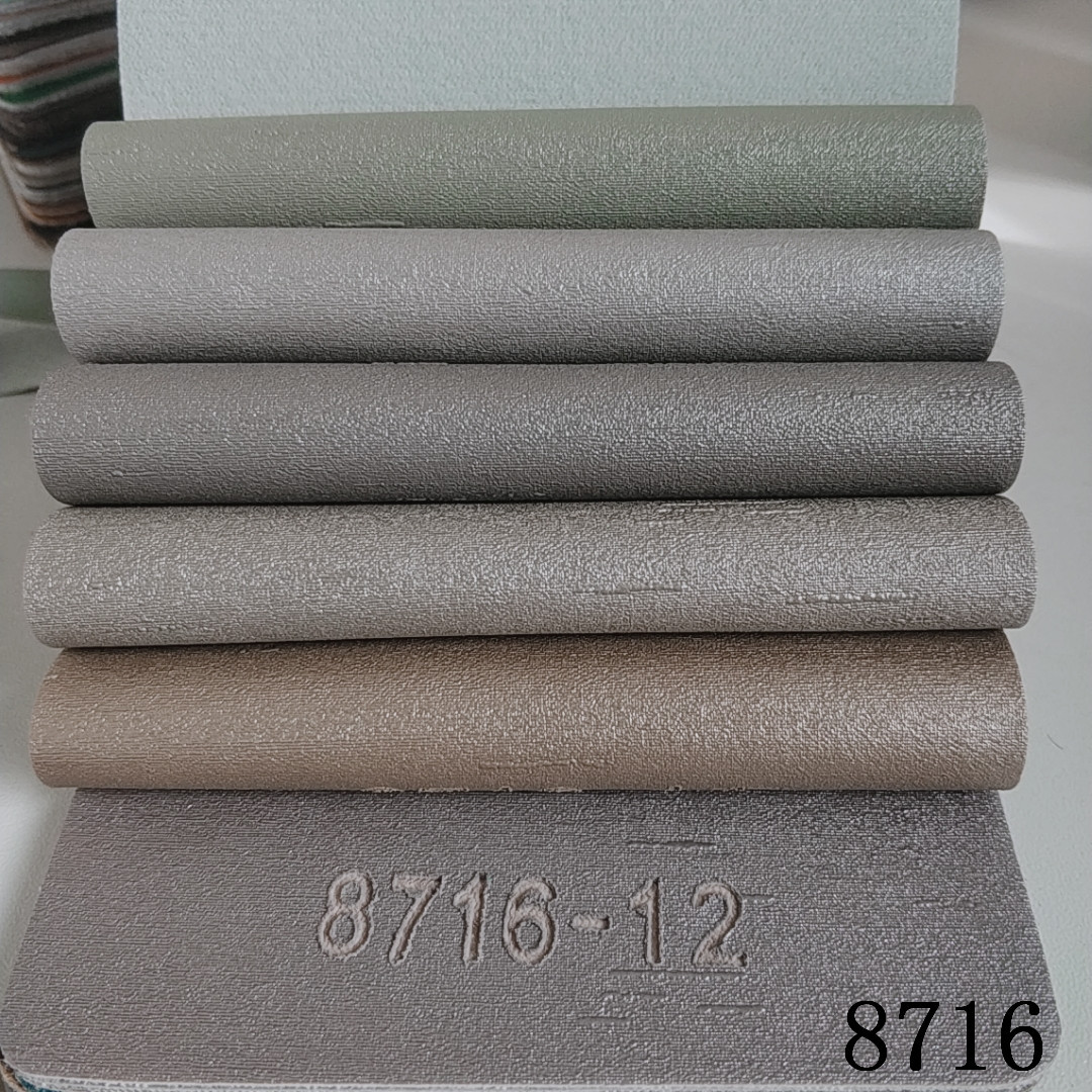 New bamboo joint imitation silk PVC leather, 1.6 meters wide, household soft packaging hard packaging decorative leather sliding door leather details Picture