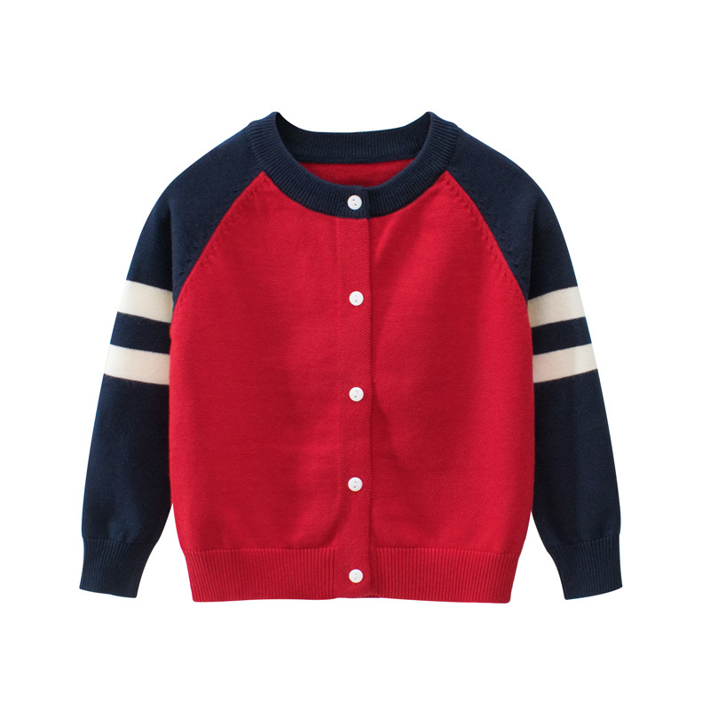 27kids韩版童装男童秋装儿童毛衣批发 中小童外套针织衫一件代销详情图1