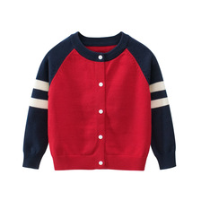 27kids韩版童装男童秋装儿童毛衣批发 中小童外套针织衫一件代销