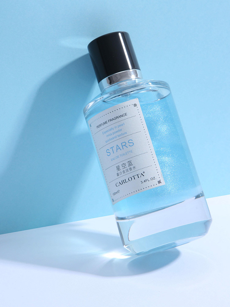 Yi Xiang Starry Sky Blue Quicksand Gold Eau De Toilette 100Ml Students Fresh Lasting Fragrance Natural Primary Students Live Item Picture