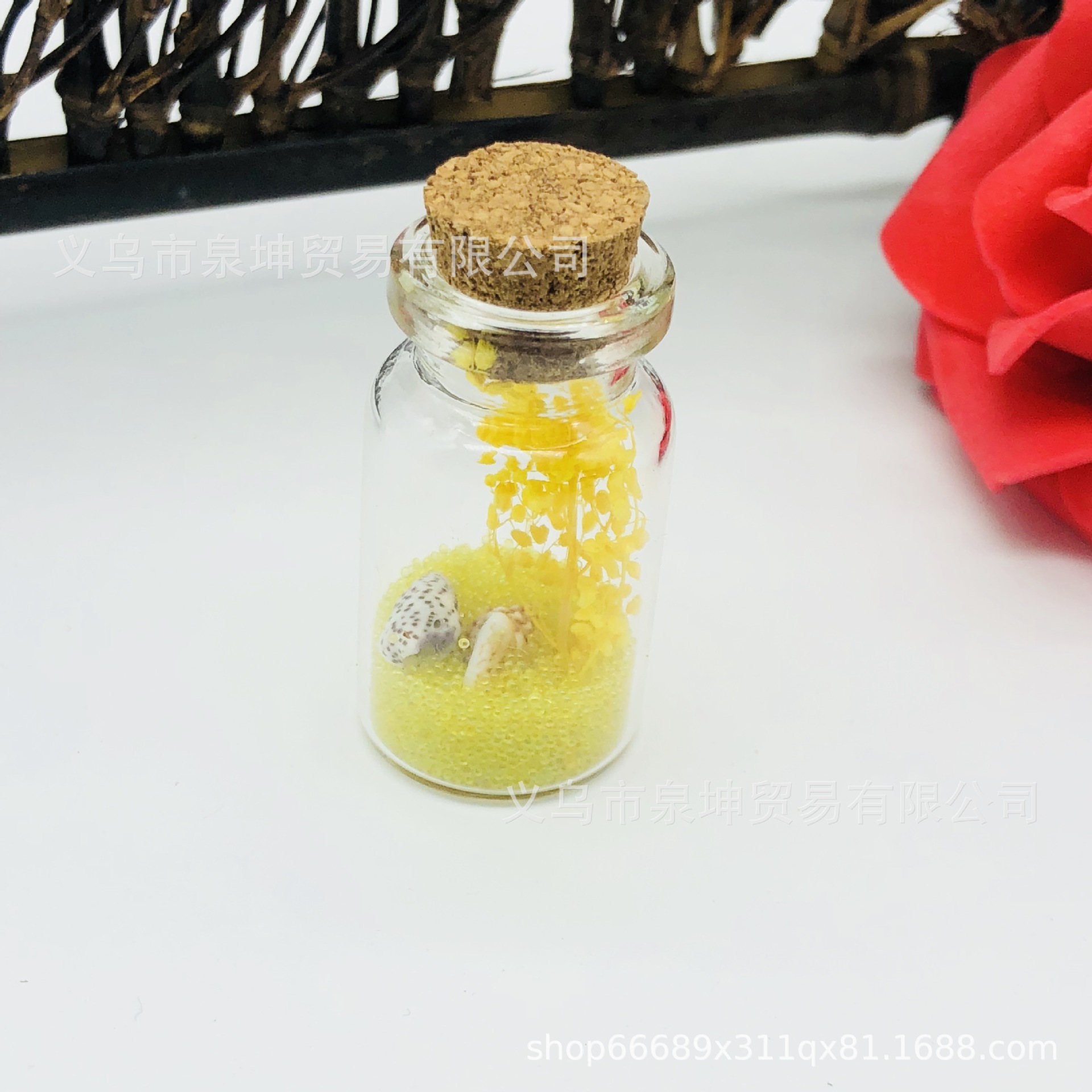 12 zodiac wish bottles, cork glass drift bottle handicrafts, festival creative student gifts, DIY nail art Item Picture