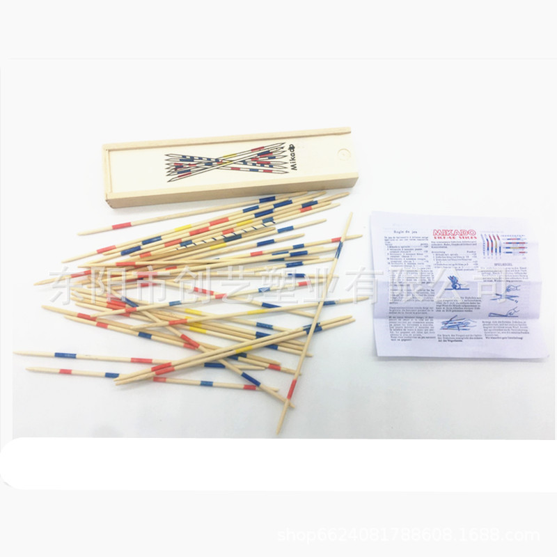 Classic Puzzle Game Game Stick Toy Adult Puzzle Toy Multiplayer Scatter Stick Pick Wooden Game Stick details Picture