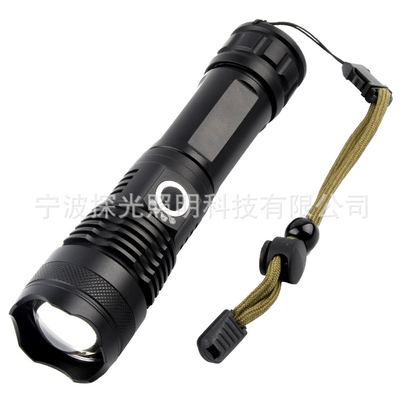 Cross-border bestseller P70 high-power flashlight, high-power LED flashlight, outdoor emergency searchlight, flashlight wholesale Item Picture