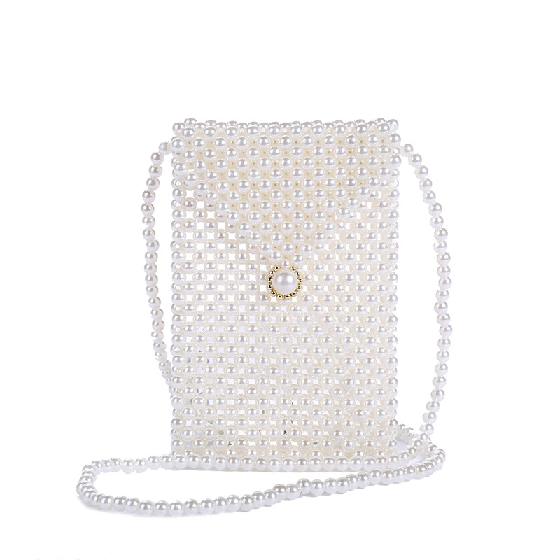 Summer pearl small bags, women's crossbody bags, popular single-shoulder bags, fashionable fairy travel dinner, women's mobile phone bags, and other hair accessories Item Picture