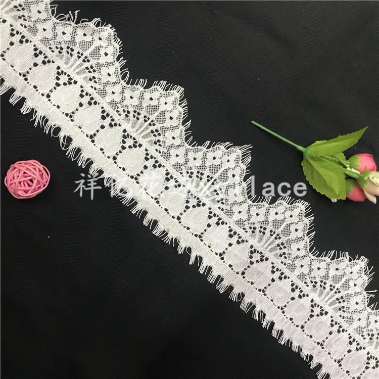Lace, lace curtains, lace clothing, non-elastic lace, water-soluble embroidery underwear, watermark lace fabric wholesale Specification image