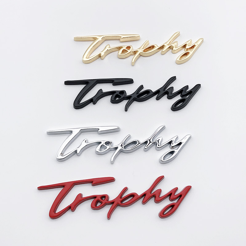 汽车改装名爵改装trophy车标MG6个性英文车标车贴尾标