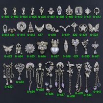 Roman Ultra flash luxury zircon rhinestone ultra shiny Buddha Hand Skull accessory