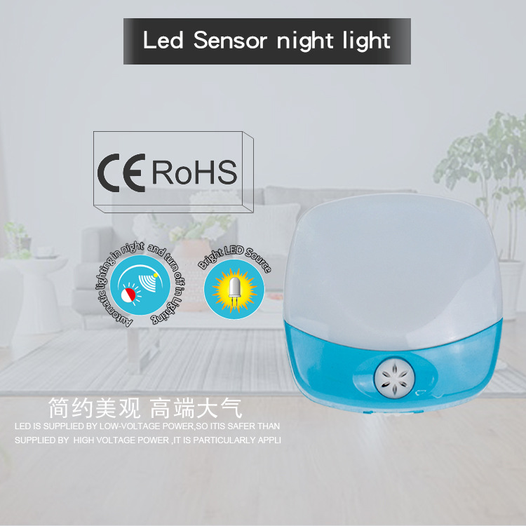 Customized intelligent light-controlled sensor eye-protecting night lights, bedroom children's sleeping night lights, bedside plug-in sensor lights details Picture