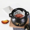 New dry-burning crack-free Fulu Pot ceramic clay pot high-temperature resistant stew pot, big belly soup pot in stock, one-piece consignment Specification image
