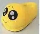 New poo all-pack shoes QQ emoji cotton slippers smiley poo super soft emoji all-pack slippers wholesale Item Picture