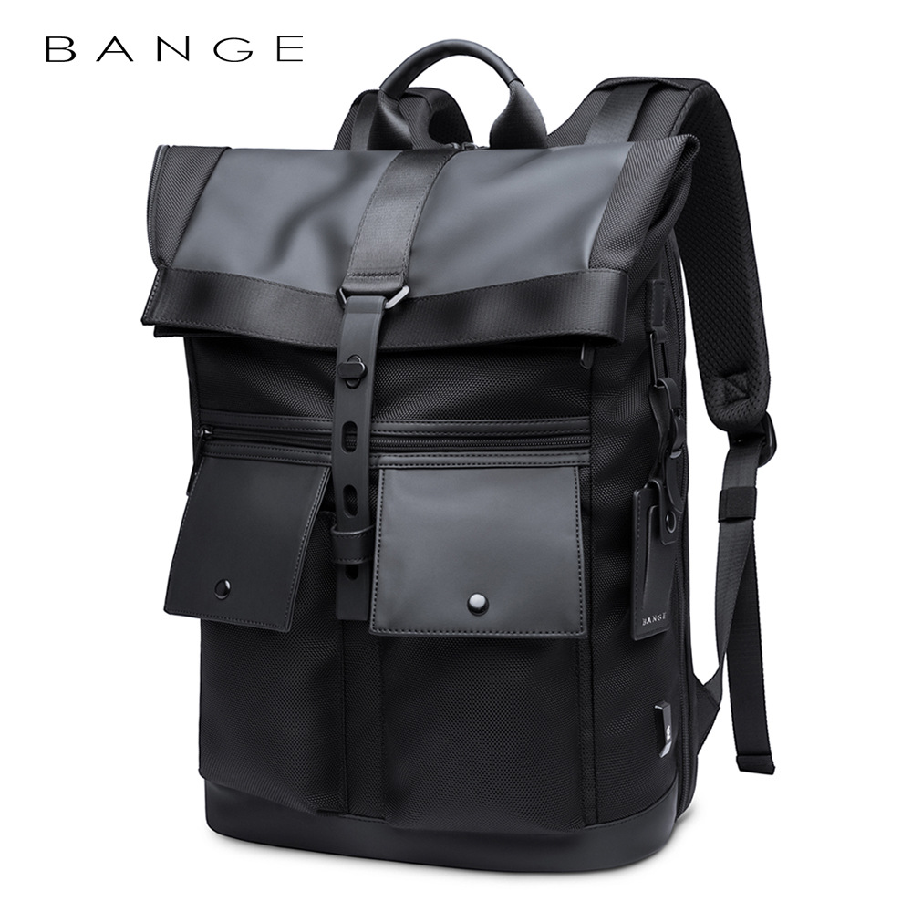 新款班歌背包男士休闲商务双肩包旅行大容量背包学生书包backpack
