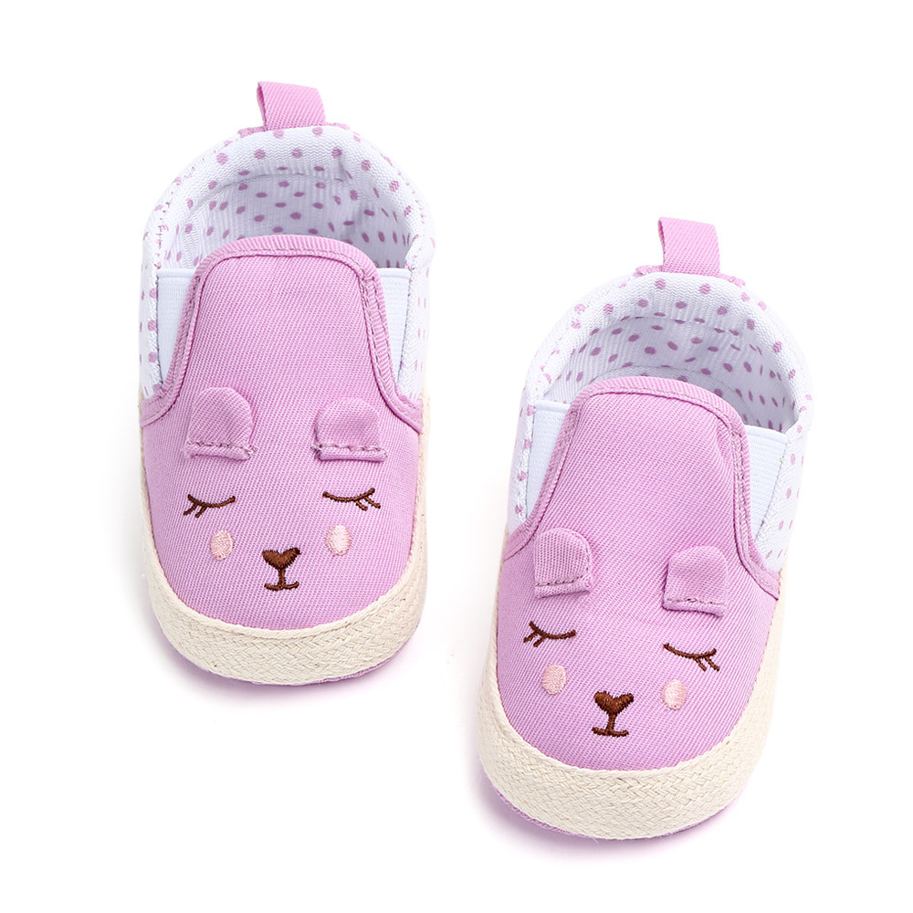 Wholesale of popular foreign trade cute little rabbit baby shoes, anti-slip soft-soled baby shoes, 0-1 year old walking shoes 0976 Item Picture