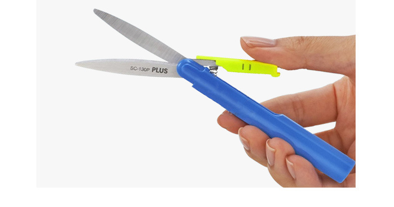Pen-shaped scissors, portable pen-shaped scissors, 130P paper-cutting knife, folding scissors, for students to use at home details Picture