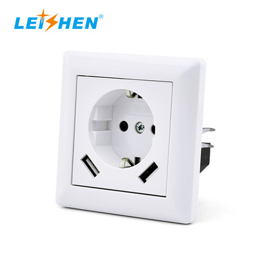 New European standard socket, European standard wall socket, European standard wall socket 16A home and office socket Application Scenario
