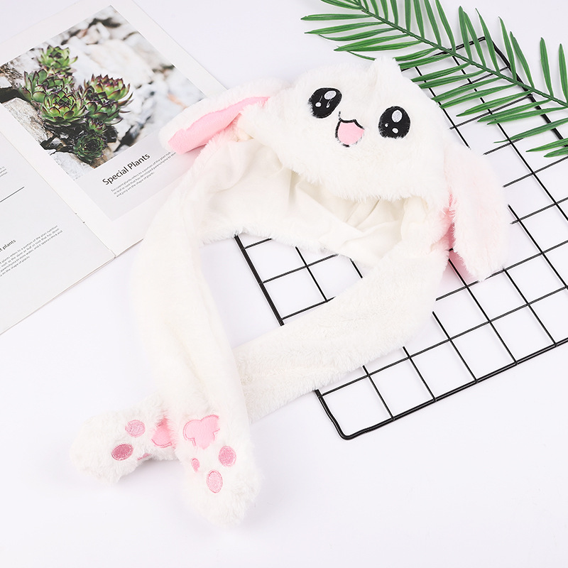 Explosive Rabbit Ears Hat Tiktok Will Move Rabbit Ears Air Bag Hat 2 Colors Optional Factory Direct Sales details Picture