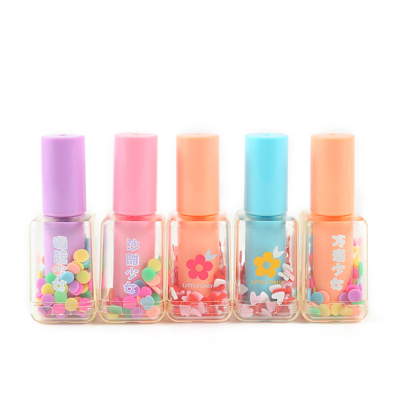 Cute cartoon creative multi-color gel pens, fresh and clean student pen pen, colorful nail polish, and colored highlighters Item Picture