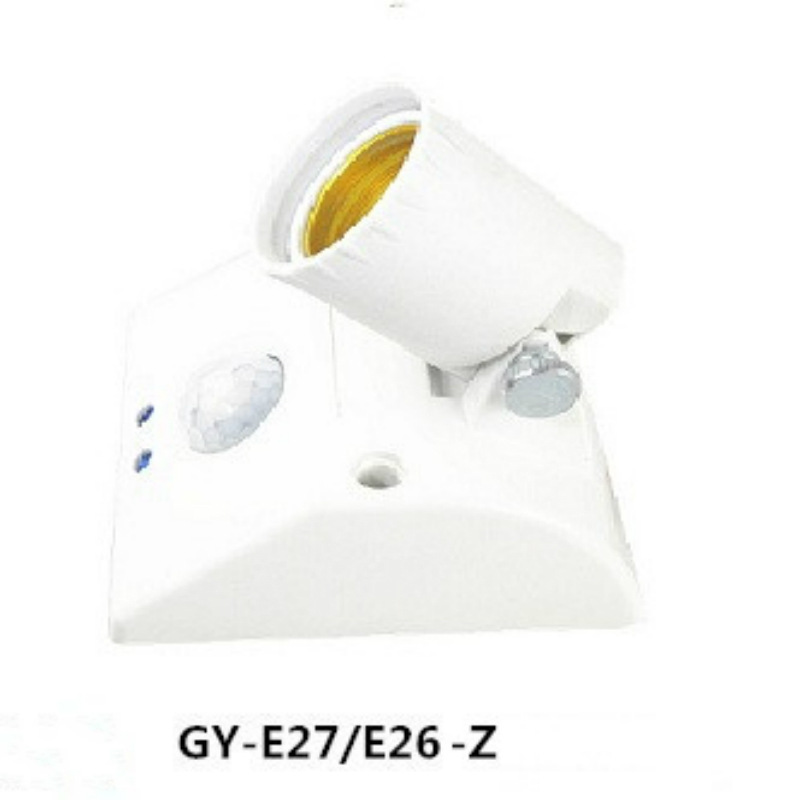 Human infrared sensor lamp holder lamp holder corridor intelligent delay switch is adjustable type 86 E27 screw